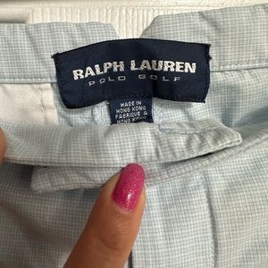 Bundle of 7 Izod ,Polo Ralph Lauren, and JCrew golf clothes- golf tops & shorts